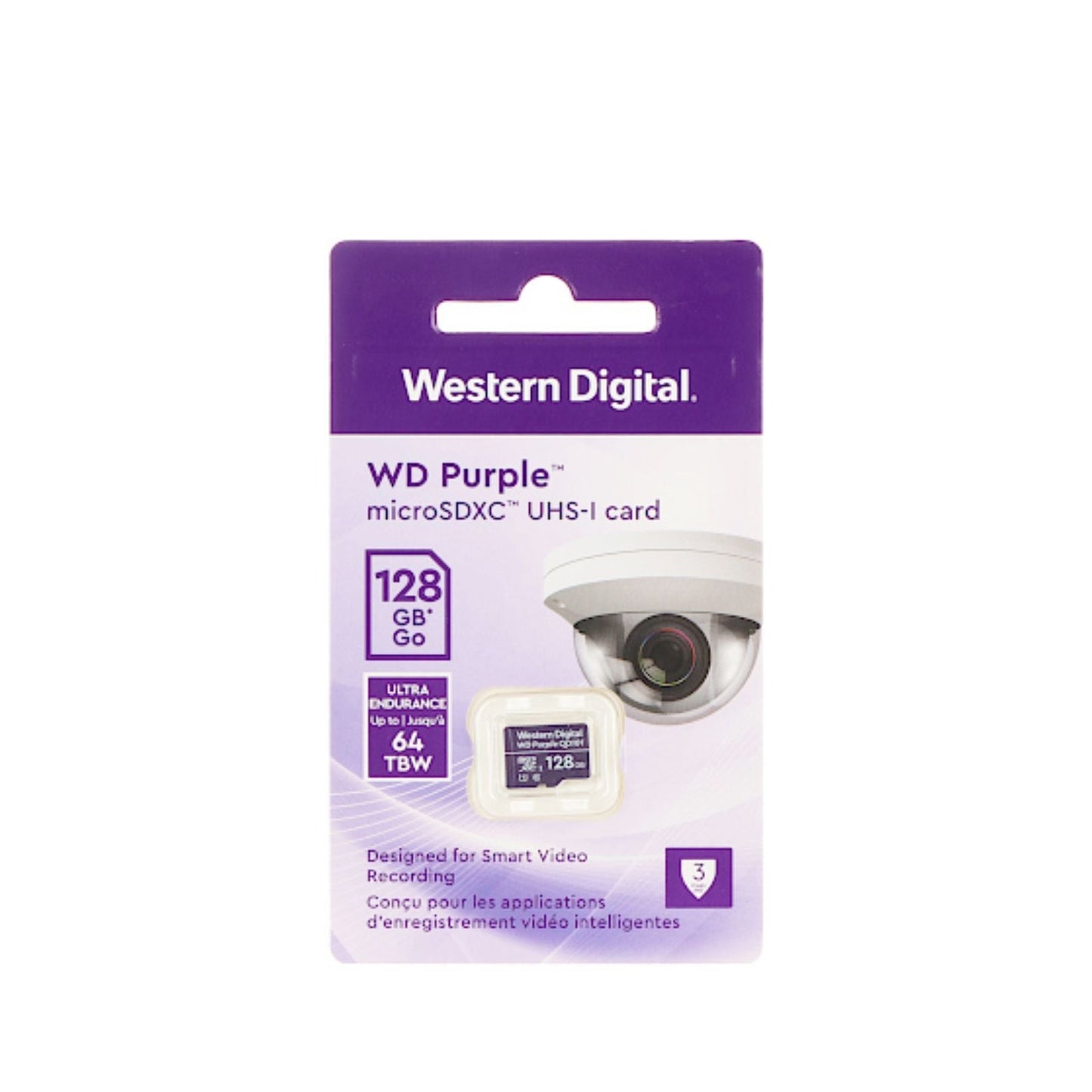 Memoria microSD 128GB WD PURPLE