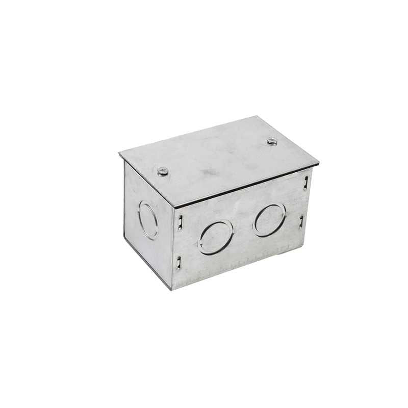 CAJA METALICA 100X65X65 C/TAPA ZINCADA