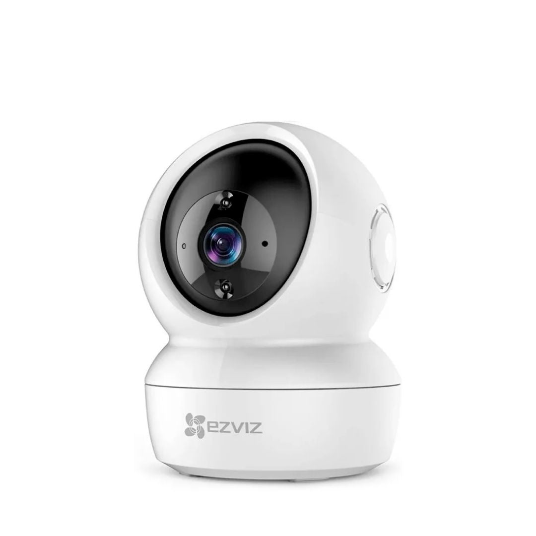 EZVIZ Cámara de seguridad para interiores 2K+, WiFi, cobertura de 360°,  visión nocturna, seguimiento automático de movimiento, monitor de bebé para