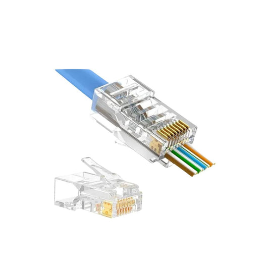 Conector RJ45 Macho CAT6 (100U)